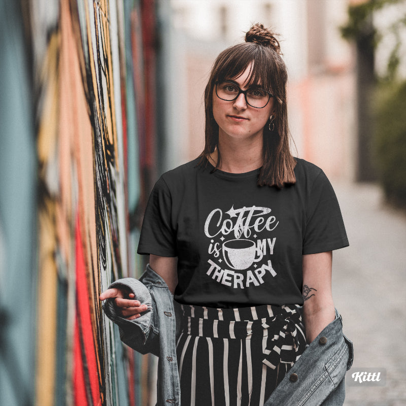 Coffee Is My Therapy Shirt | Coffee Lover Shirt For Her